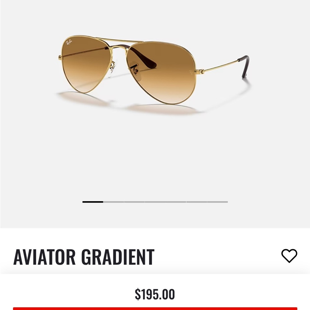 Ray-Ban Aviator Gradient Sunglasses